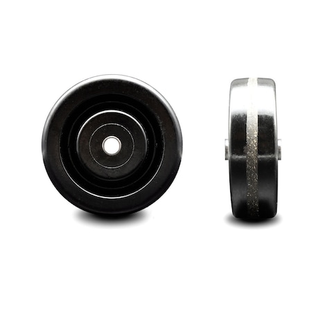 Service Caster SCC - 4" Phenolic Wheel Only - 3/8" Bore - 600 lbs Capacity SCC-PHS415-38